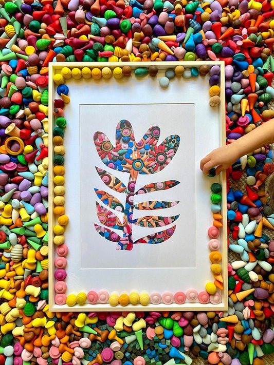 Flower Press Personalised Art Print Series