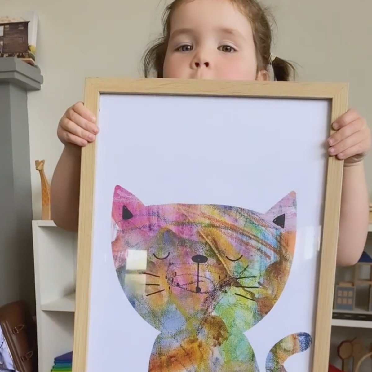 Kitty Personalised Art Print