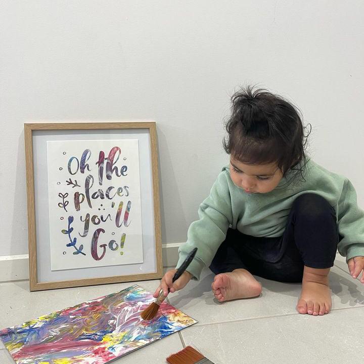 Oh The Places You'll Go Personalised Art Print