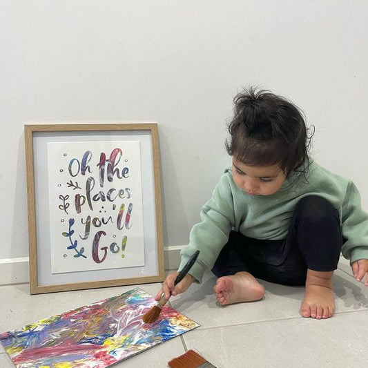 Oh The Places You'll Go Personalised Art Print