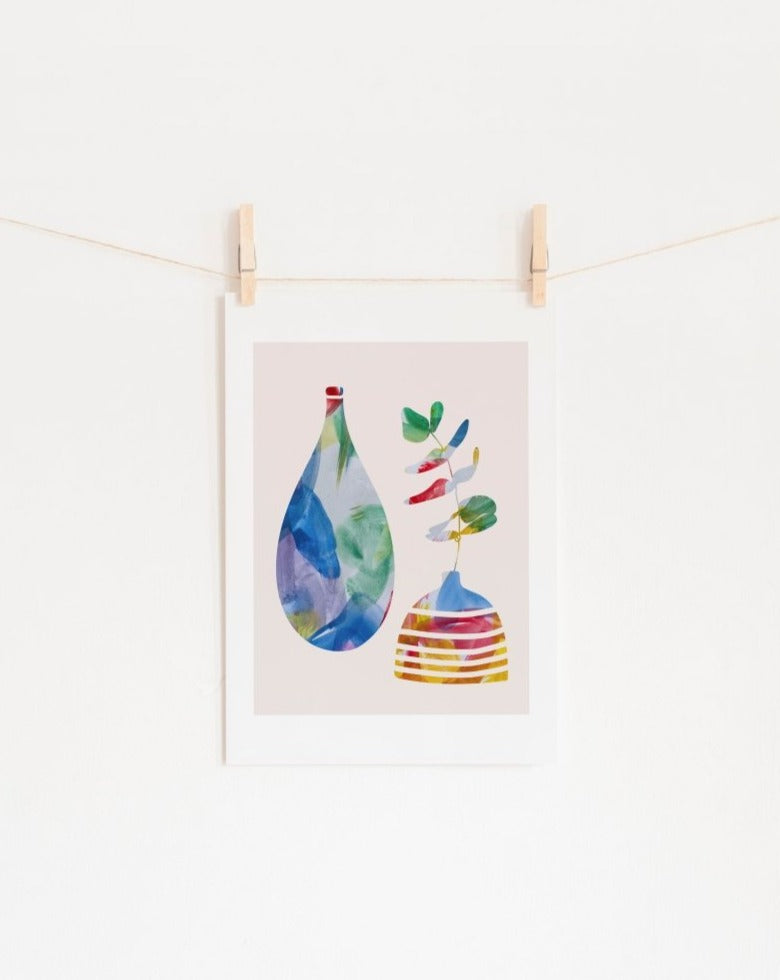 Bush Vase Art Print - Digital Print - Mini MatisseArt PrintBaby showerBaby Shower Gifts