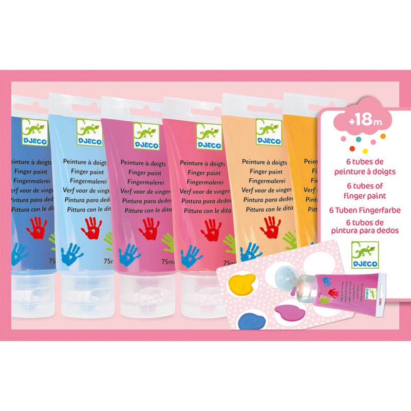 DJ9000 - 6 Finger Paint Tubes - Sweet - Mini Matisse