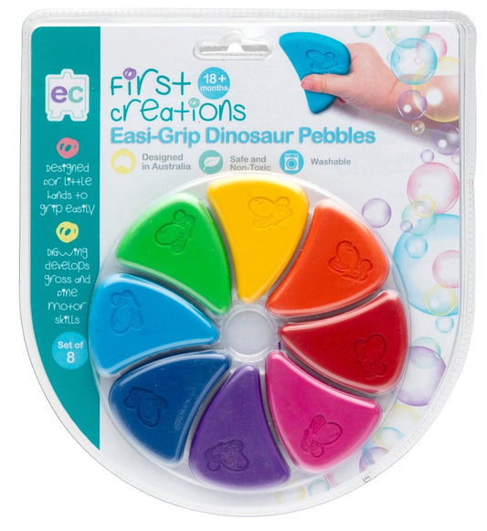 First Creations Easi Grip Pebble Crayons - Mini Matisse