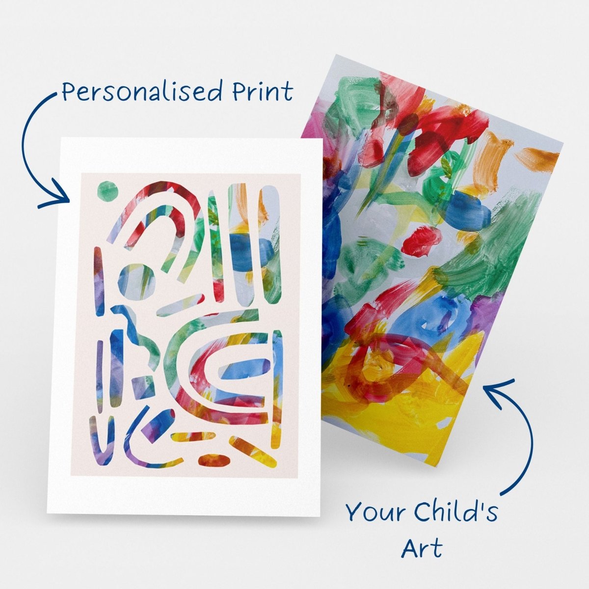 Rain and Rainbows Digital Print Gift Set - Mini MatisseArt PrintBaby showerBaby Shower Gifts
