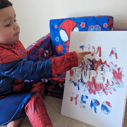 Super Hero Digital Art Print