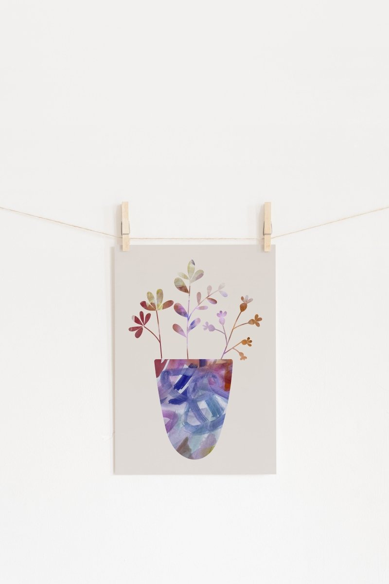 Vase Digital Art Print - Mini MatisseArt PrintBaby showerBaby Shower Gifts
