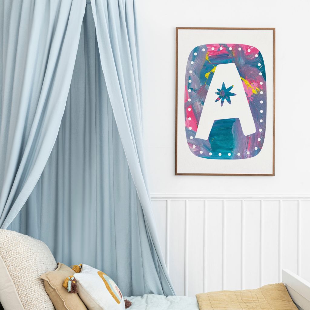 Alphabet Art Prints - Mini Matisse
