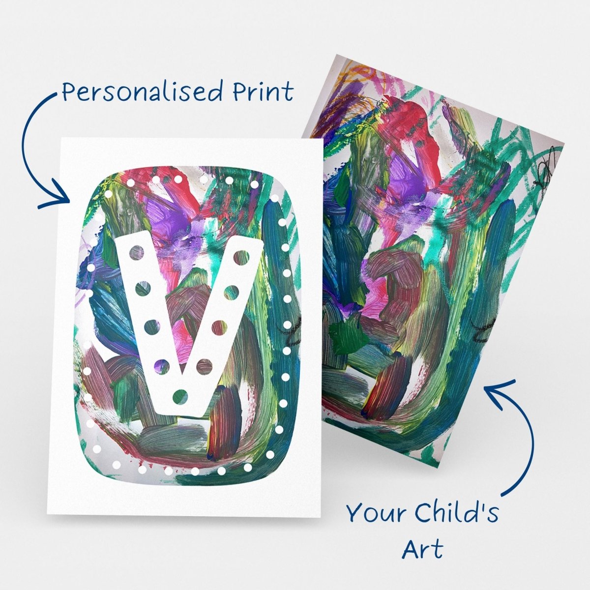 Alpha Initial Personalised Name Art Print DIGITAL COPY
