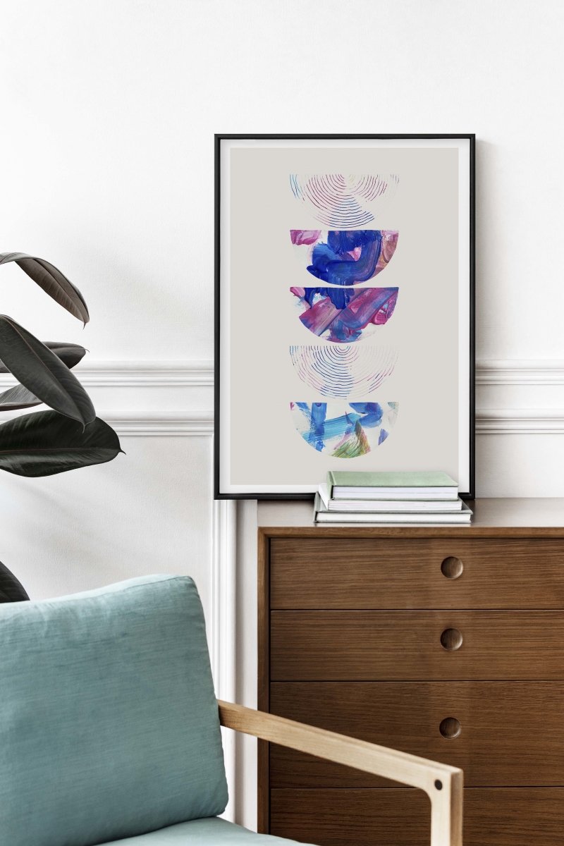 Abstract Art Print - Digital Print - Mini MatisseArt PrintBaby showerBaby Shower Gifts