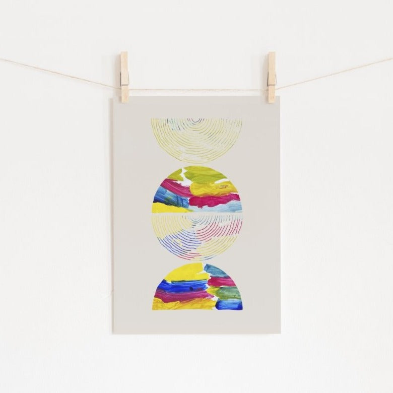Abstract Art Print Digital Print - Mini MatisseArt PrintBaby showerBaby Shower Gifts