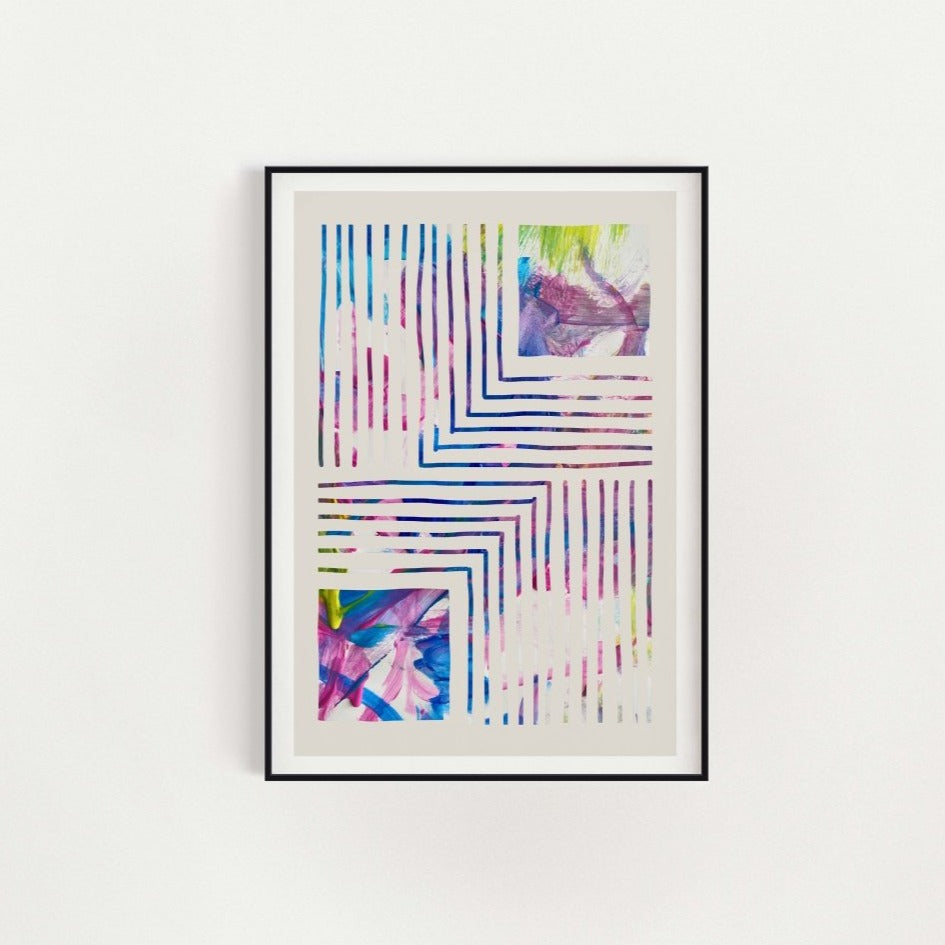 Abstract Lines Digital Print - Mini MatisseArt PrintBaby showerBaby Shower Gifts