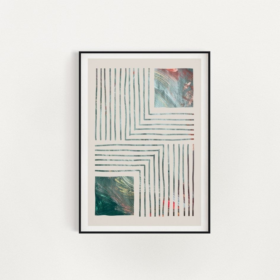 Abstract Lines Digital Print - Mini MatisseArt PrintBaby showerBaby Shower Gifts