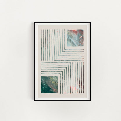 Abstract Lines Digital Print - Mini MatisseArt PrintBaby showerBaby Shower Gifts