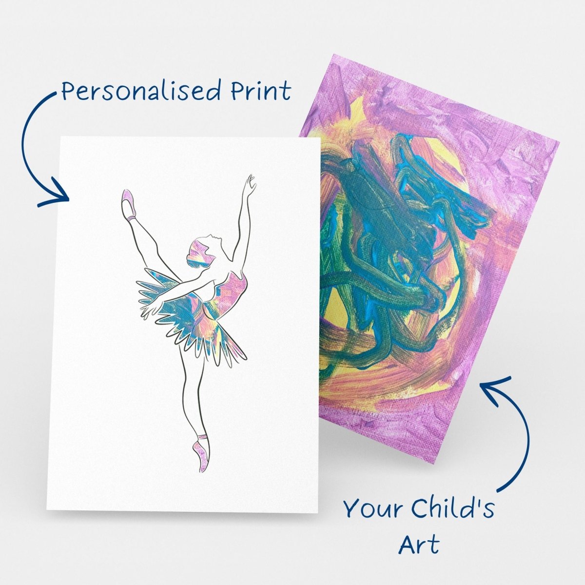 Ballet Personalised Art Print - Mini MatisseArt PrintBaby showerBaby Shower Gifts