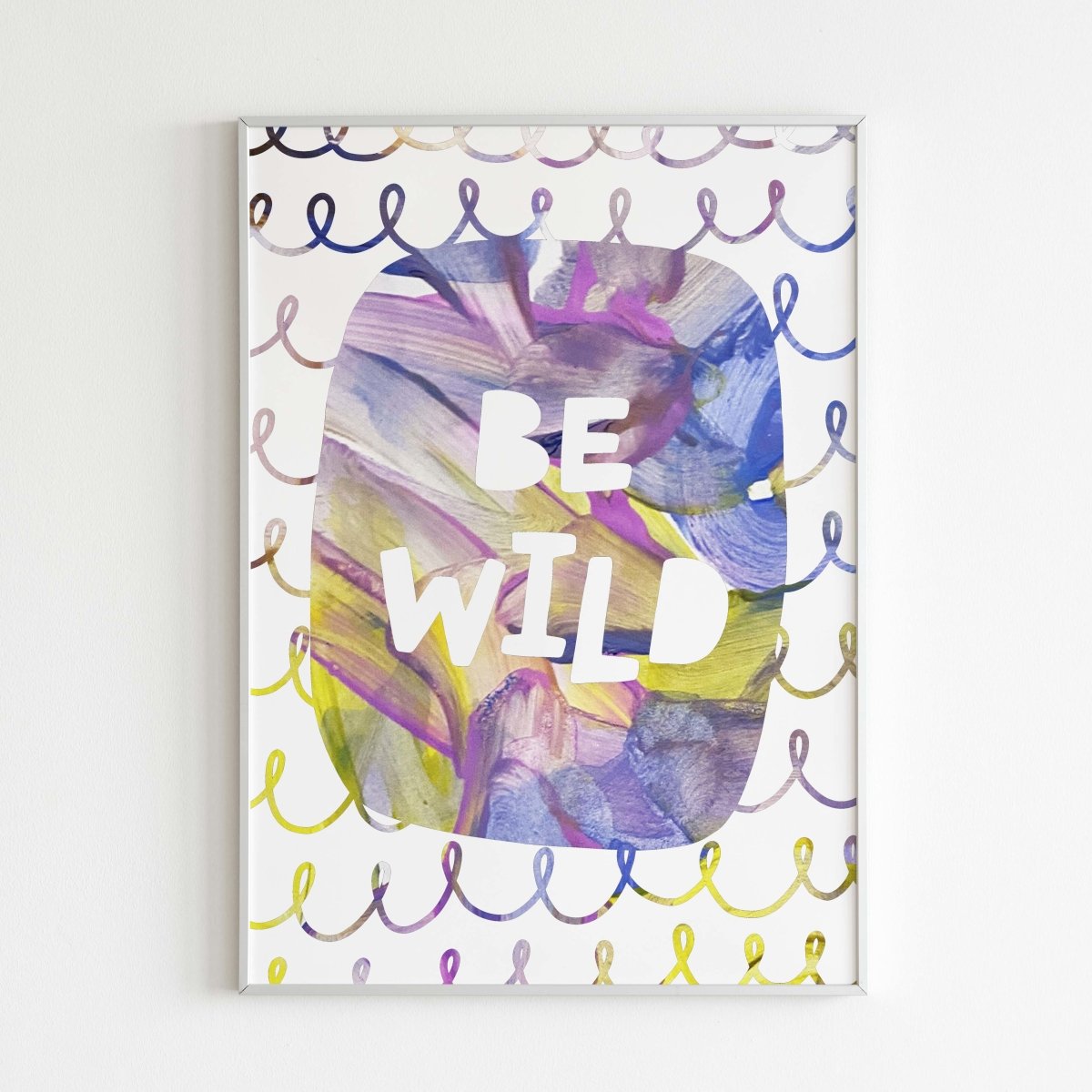 Be Wild Digital Personalised Art Print - Mini MatisseArt PrintBaby showerBaby Shower Gifts