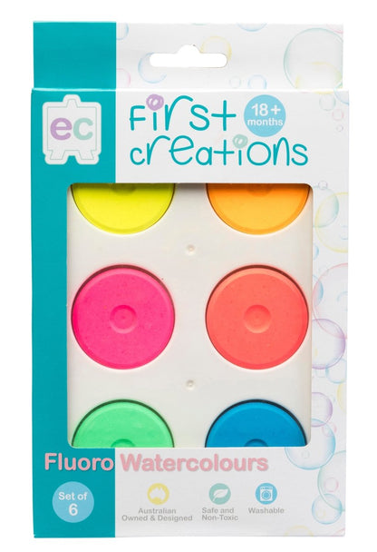 Fluoro Watercolours set of 6