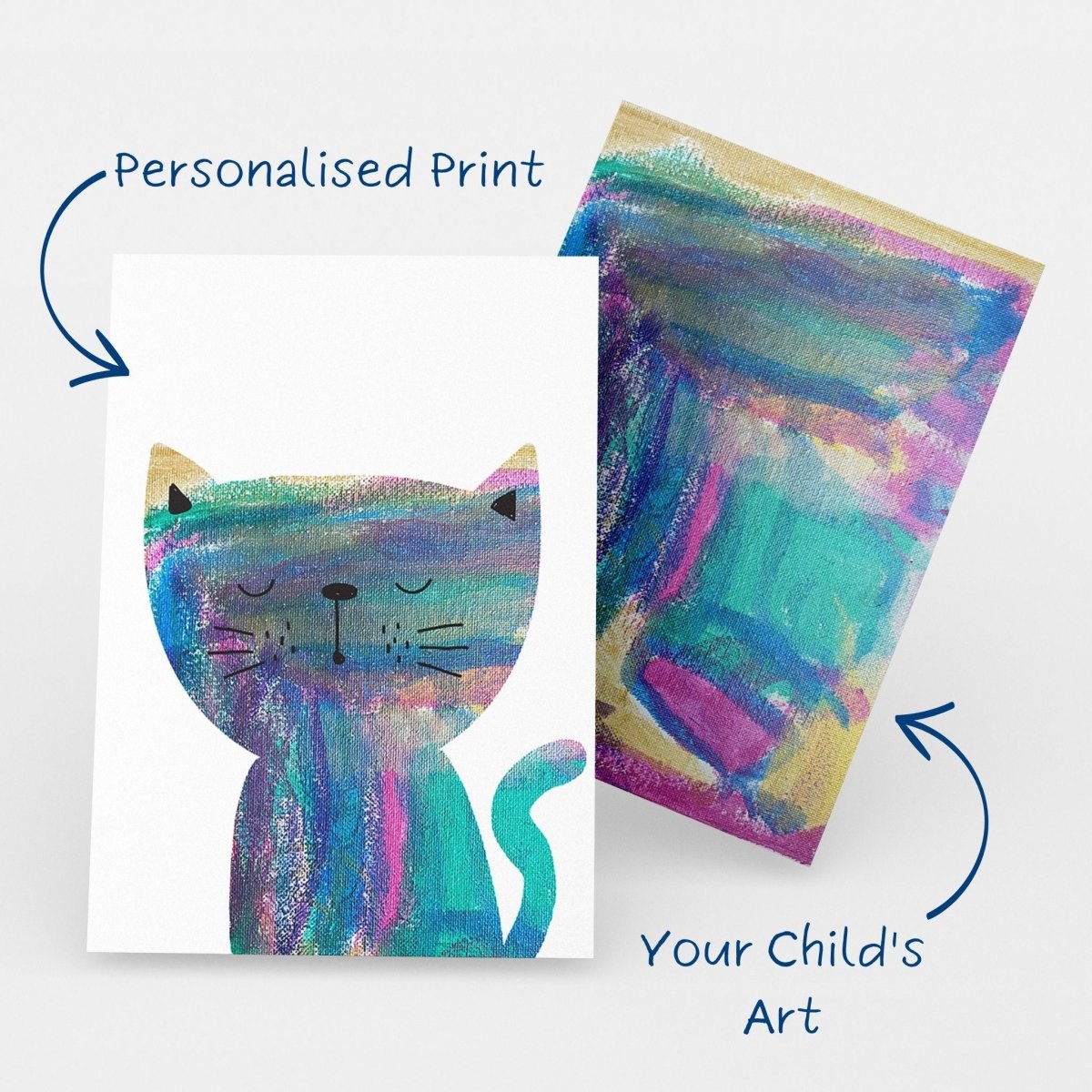 Kitty Personalised Art Print - Mini MatisseACCESSORIESArt PrintBaby shower