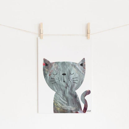 Kitty Personalised Digital Art Prints - Mini MatisseACCESSORIESArt PrintBaby shower