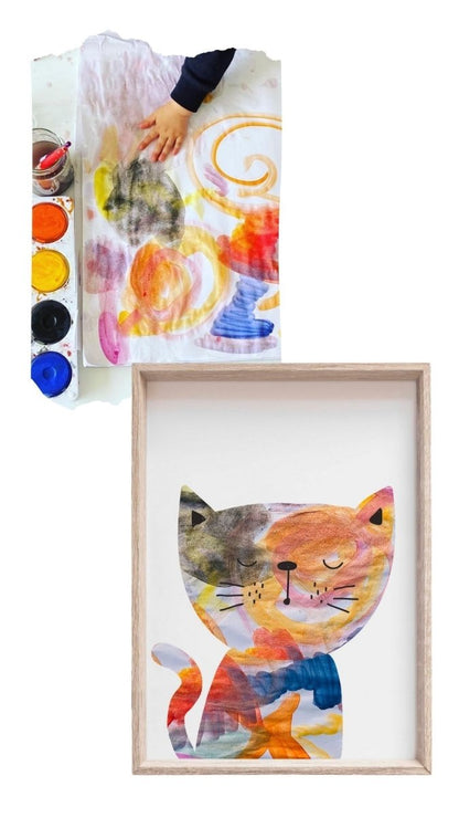 Kitty Personalised Digital Art Prints - Mini MatisseACCESSORIESArt PrintBaby shower