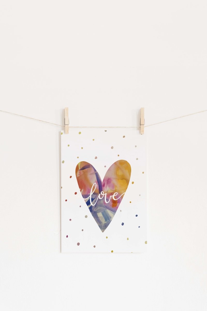 Love Digital Art Print - Mini MatisseArt PrintBaby showerBaby Shower Gifts