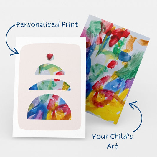 Peaks Personalised Art Print - Mini MatisseArt PrintBaby showerBaby Shower Gifts