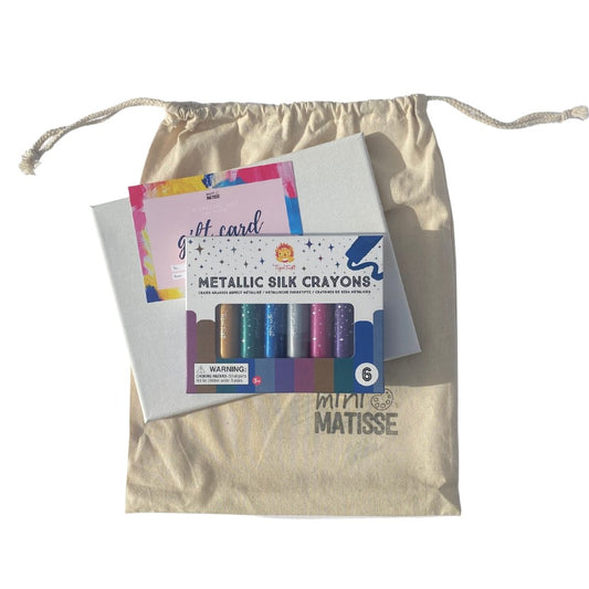 Silk Crayon and Print Art Gift Set - Mini MatisseBaby Shower GiftsCustom PrintGifts for Mum